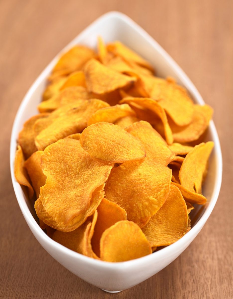 Honey-Glazed Potato Chips